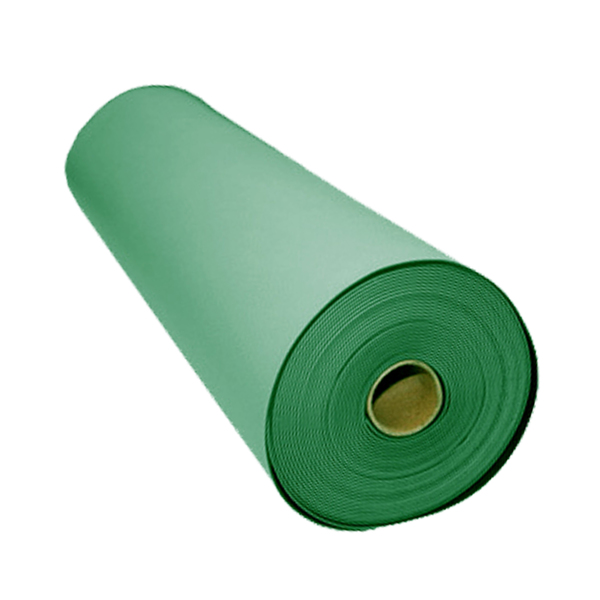 Transforming Technologies 48" x 40' x .080", Green, Textured Rubber Table Mat, Roll MTT4840GN